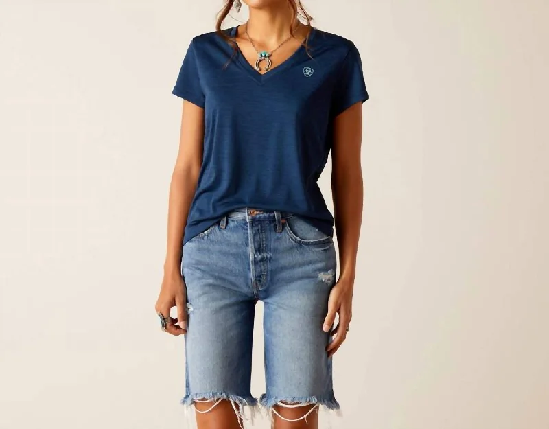 Elegant Women's Clothing Online Laguna Patriot T-Shirt In Navy