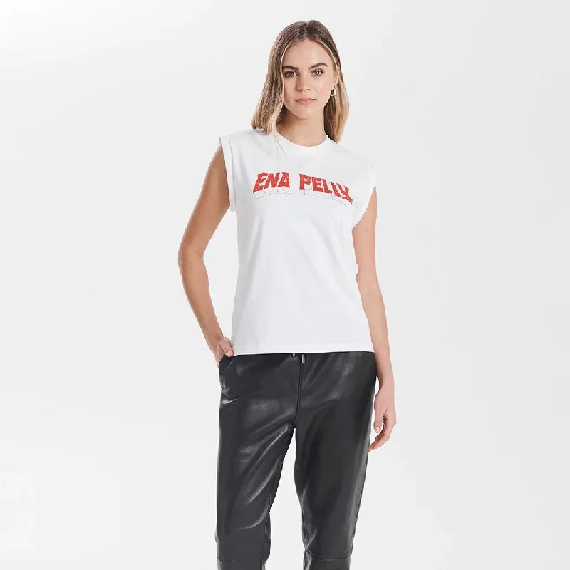 Sale Clothes Online Metal Logo Tank (Vintage White)