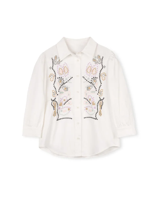 Imeless Style Annhurst Embroidered Blouse