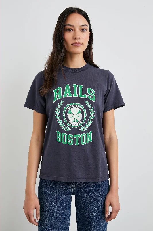 Women's Casual Garments BOYFRIEND T-SHIRT - RAILS BOSTON