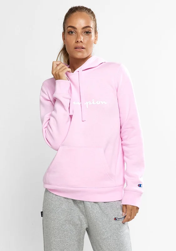 Formal Garments For Women Champion Womens Script Hoodie <BR> CWG4N XDY