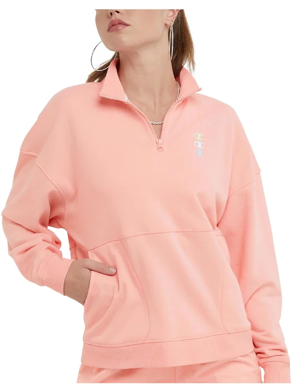 Women's Clothing Womens Logo Loungewear 3/4 Zip Pullover