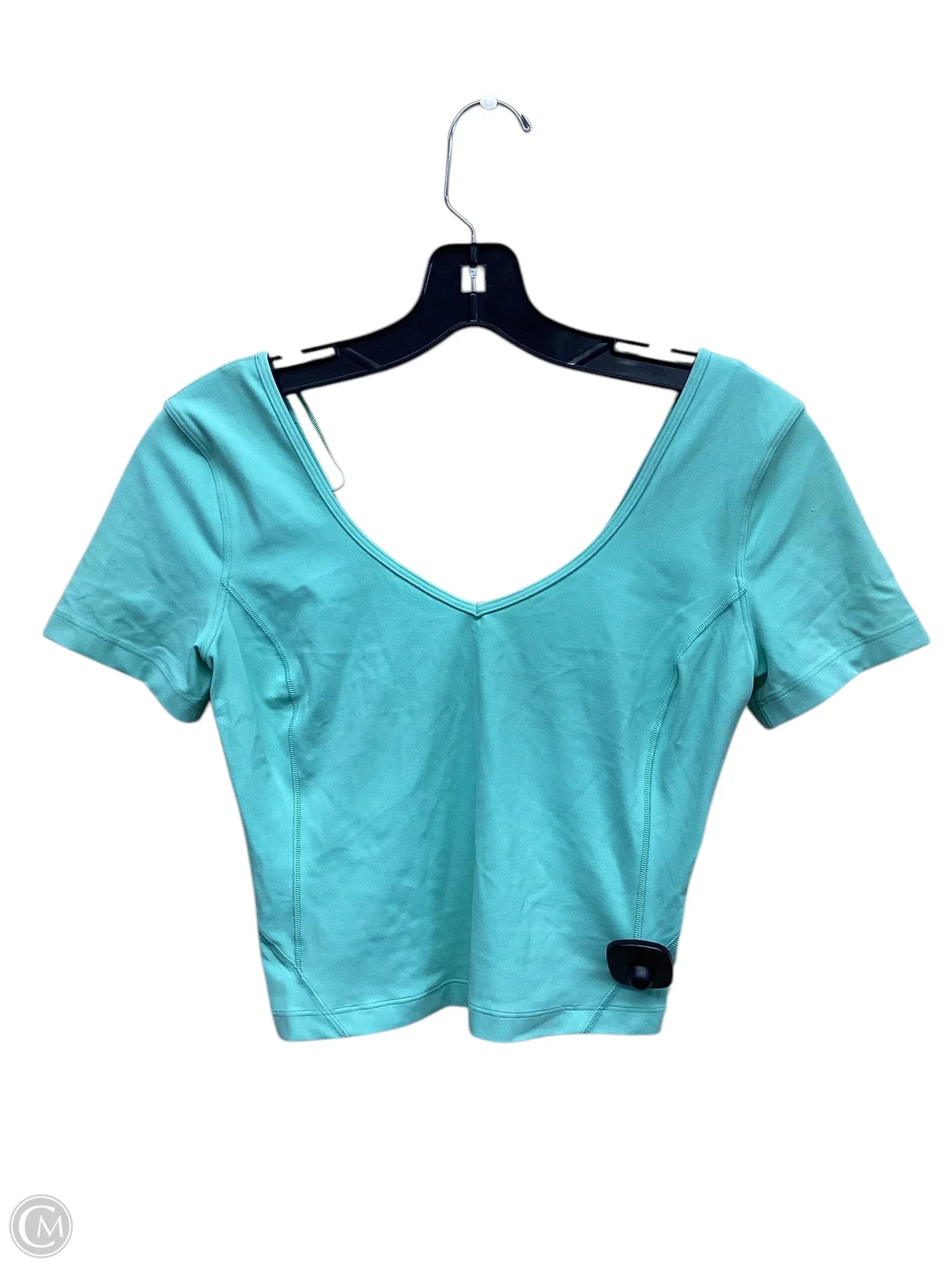 Street Style Fashion Athletic Top Short Sleeve By Lululemon In Aqua