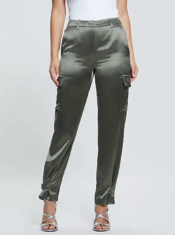 Online Boutiques Green Marzia Jogger Pant