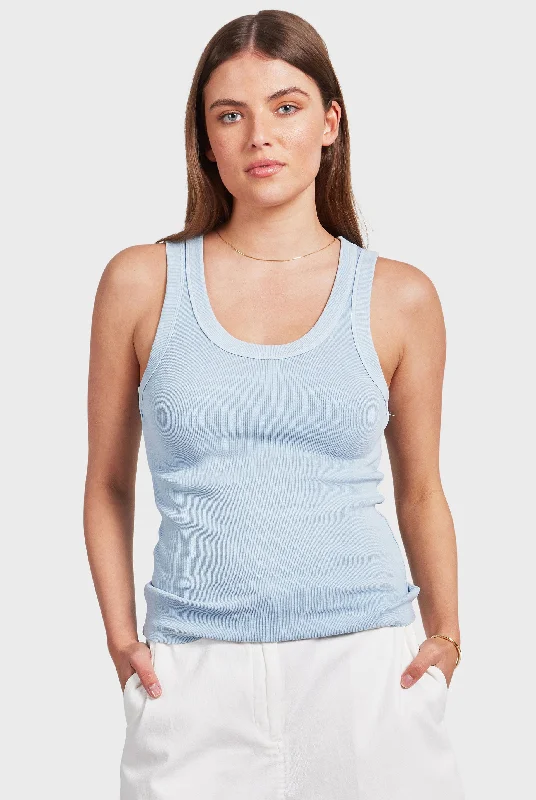 Bold and Elegant Women's Fashion Essential Rib Tank