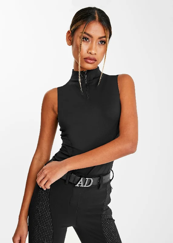 Weekend Sale Black Sleeveless Base Layer