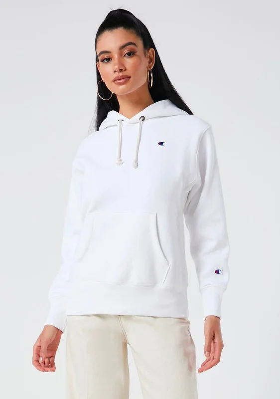 Women's Trendy Garments Champion Womens Reverse Weave C Logo Regular Fit Hoodie White <br> CWFBN WIT