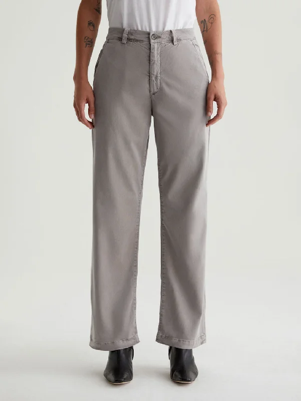 Current Trends Caden Straight Trouser - Sulfur Pebble Grey