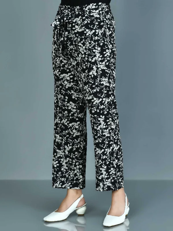 Affordable Fashion for Women Printed Tie Knot Pants