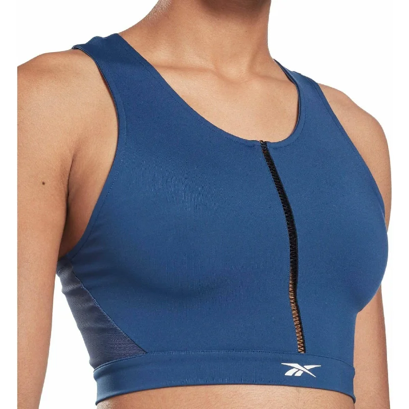 Women's Transitional Outfit Reebok Lux Perform Womens Training Crop Top - Blue