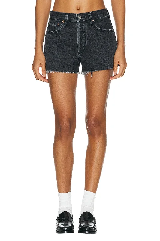 Casual Women's Clothing Raw-Cut Hem Shorts In Bewitched