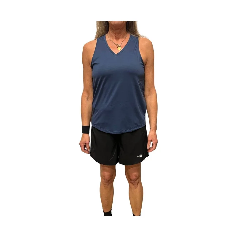 Vibrant Styles The North Face Women's Elevation Life Tank - Shady Blue - ONLINE STORE CREDIT/EXCHANGE ONLY