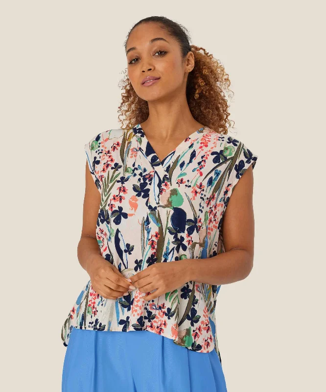 Timeless Women's Garments 1009324 MaElin Print Top - Marina