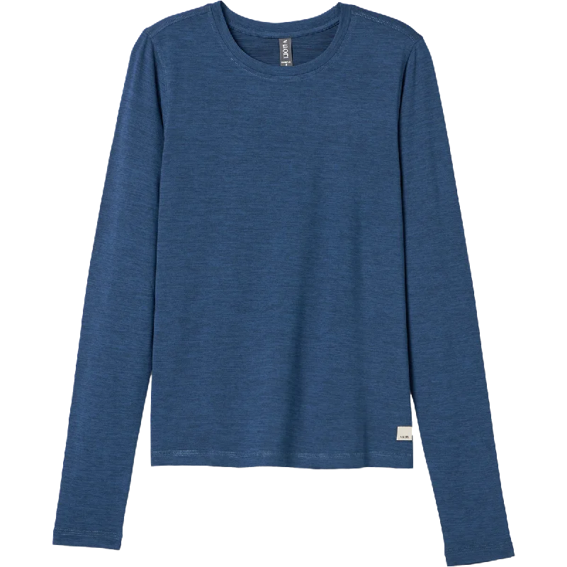 Day To Night Styles Women's Long Sleeve Lux Crew