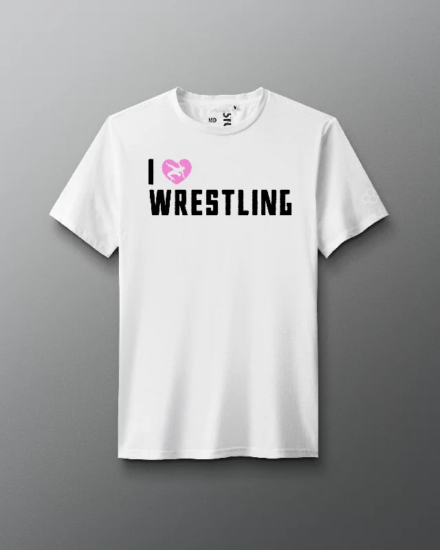 Women's Activewear for Exercise and Sports I Love Wrestling Super Soft T-Shirt