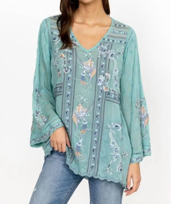 Exclusive Sale Halcyon Phoenix Tunic In Marine Blue