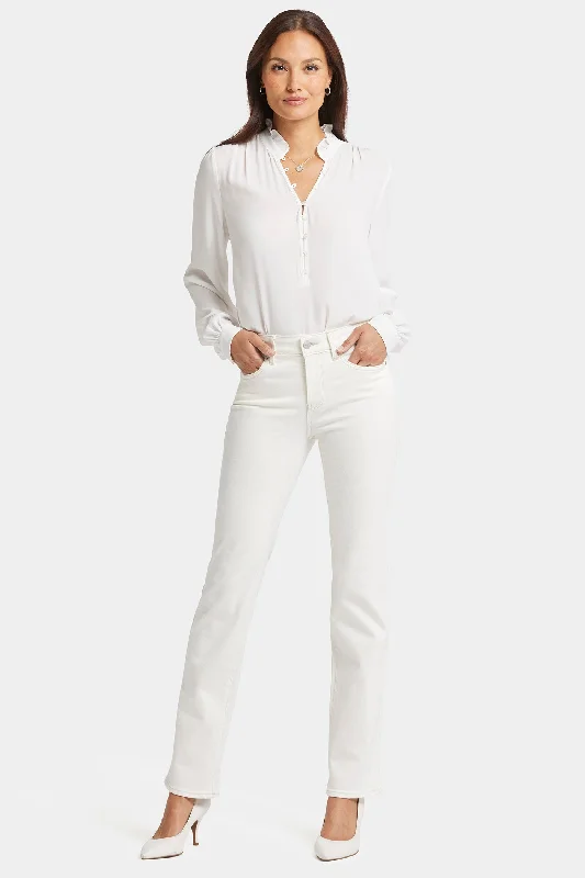 Fashion Essentials Marilyn Straight Jeans - Winter White