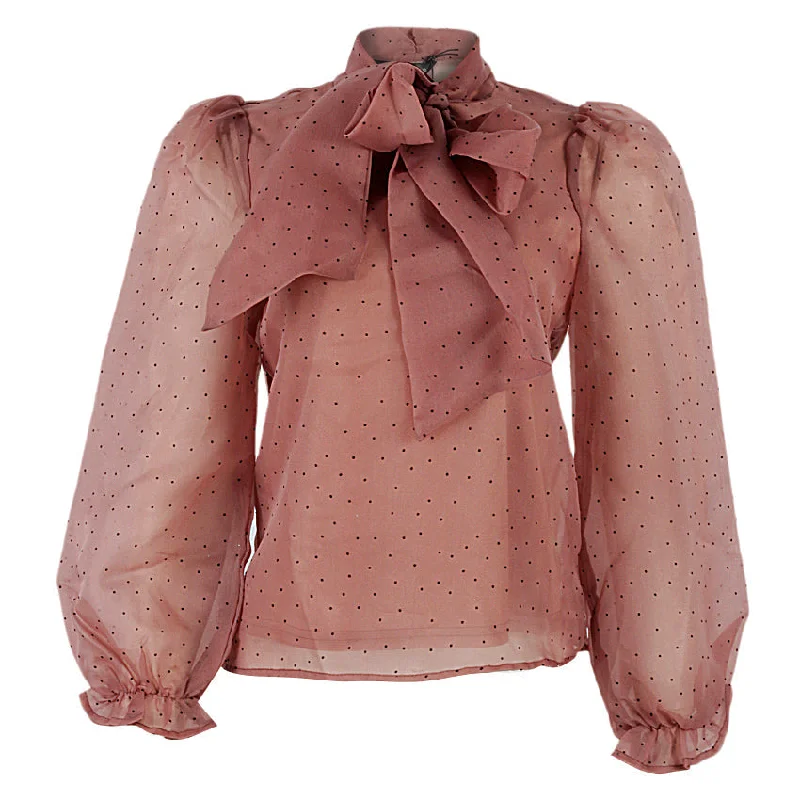 Holiday Special Offers REDTAG Pale Pink Organza Blouse