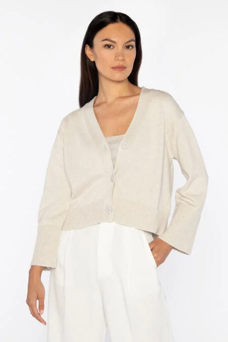 Exclusive Online Sale Kinross Cashmere Wide Sleeve Cardigan