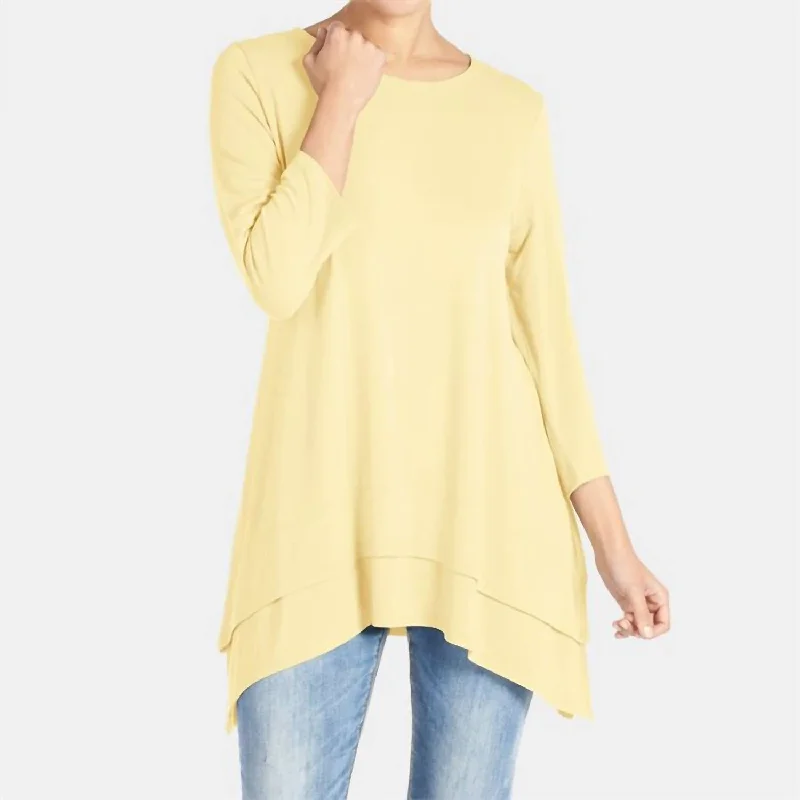 Fashion-forward Women's Clothing It Should Have Been Me Tunic In Mustard