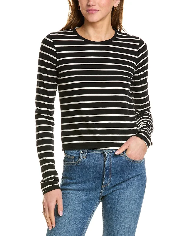 Women's Classic Outfit Monrow Stripe T-Shirt