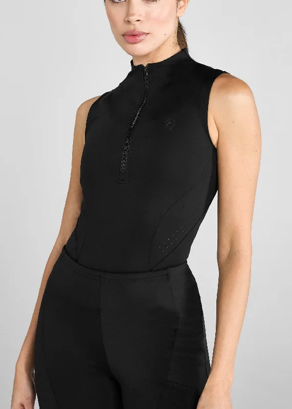 Big Sale Event Black Sleeveless Core Base Layer