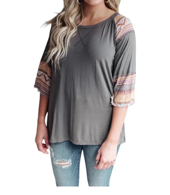 Women's Classic Outfit Balboa Tunic Top In Slate