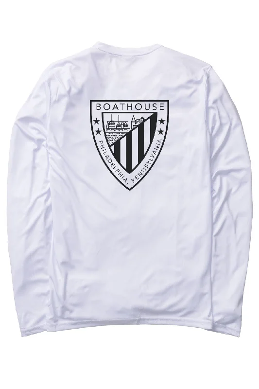 Relaxed Style Unisex UV Protection Boathouse Crest Long Sleeve