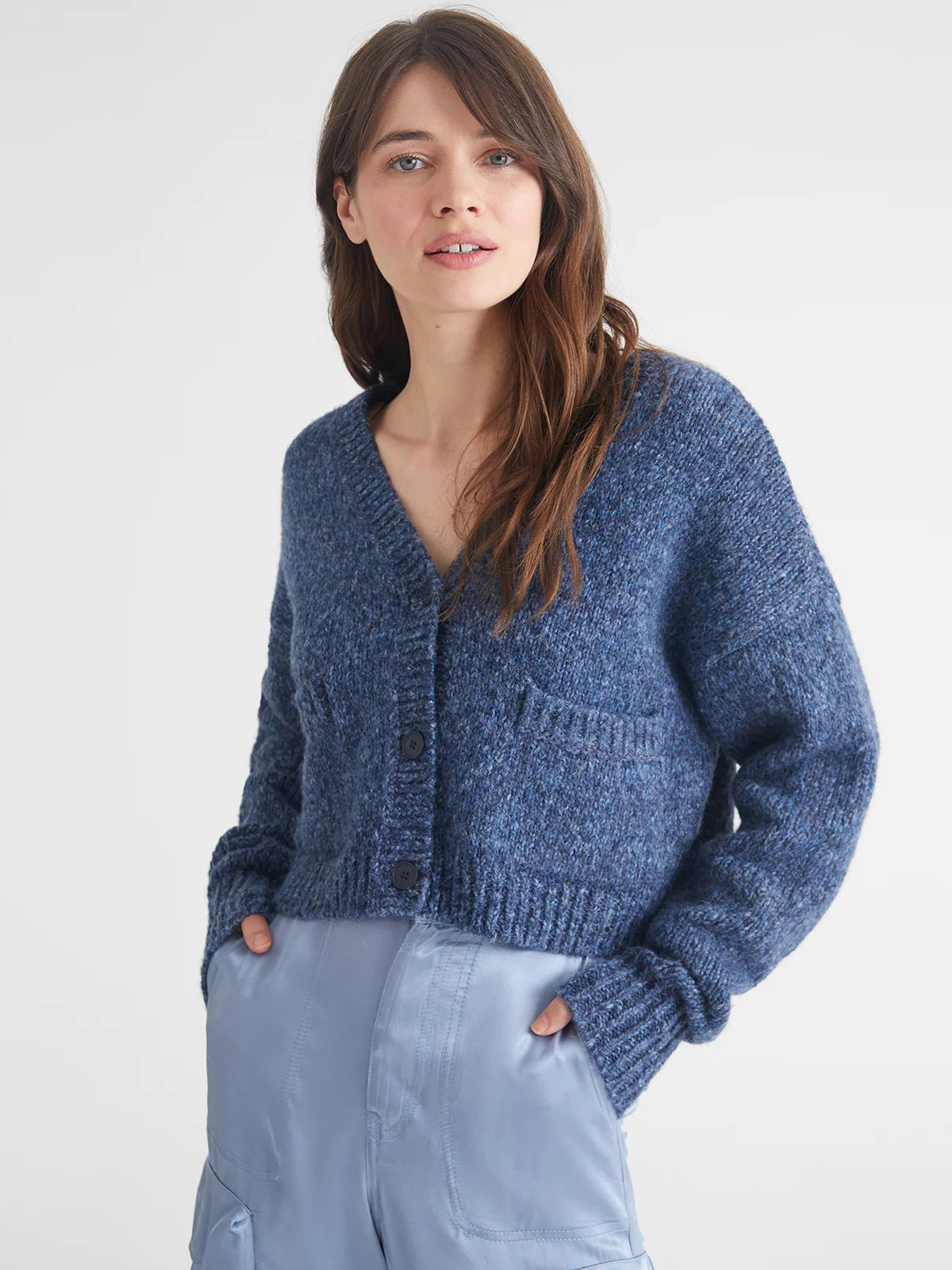 Relaxed Fashion Sydney Cardigan - Indigo