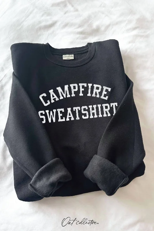 VIP Member Discount Women's Campfire Graphic Sweatshirt In Black