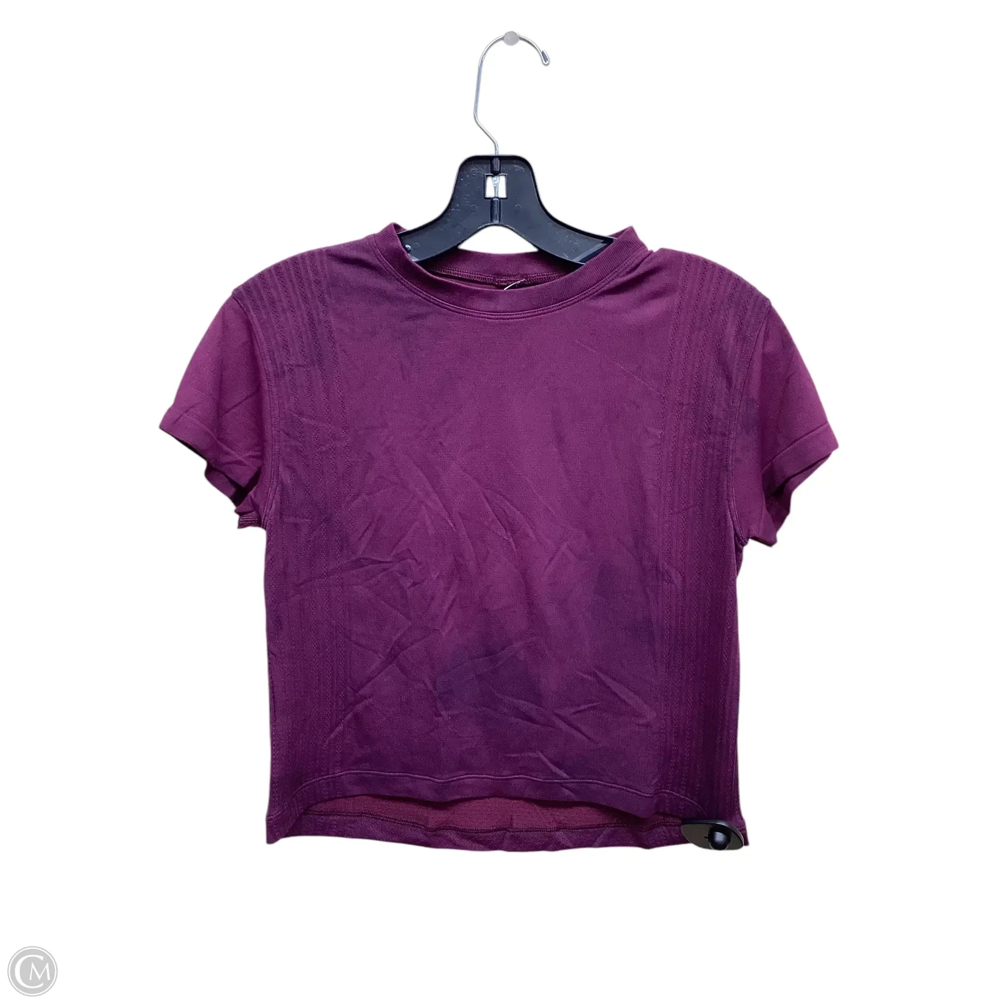 Women's Contemporary Apparel Athletic Top Short Sleeve By Lululemon In Purple