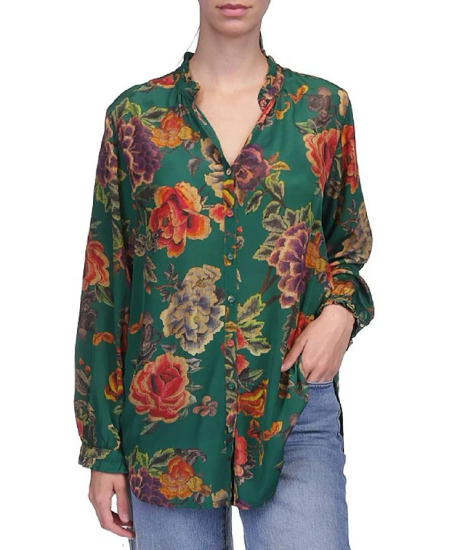 Casual Attire For Women Yoella Tunic In Zinnia Meadow