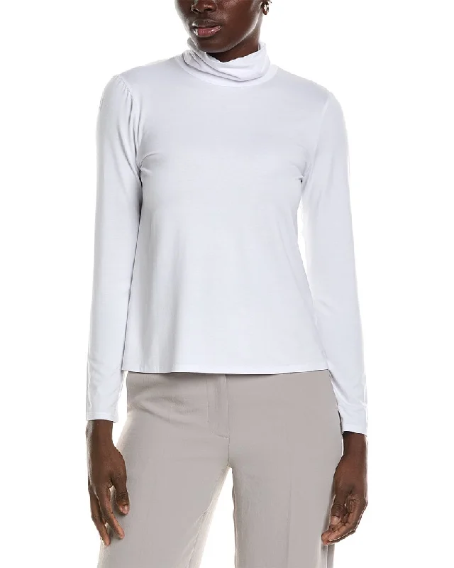 Women's Classic Attire EILEEN FISHER Scrunch Neck Top