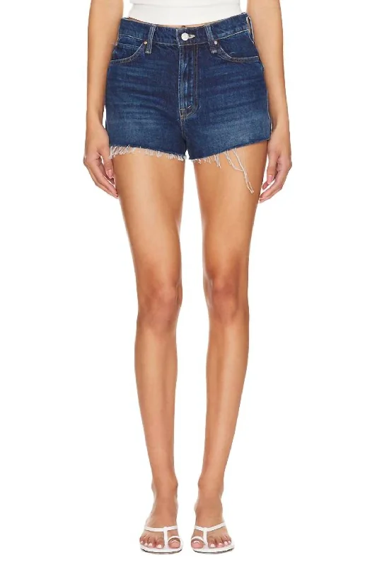 Women's Activewear Outfit Dodger Short Frayed Shorts In Did You Bring Me Anything