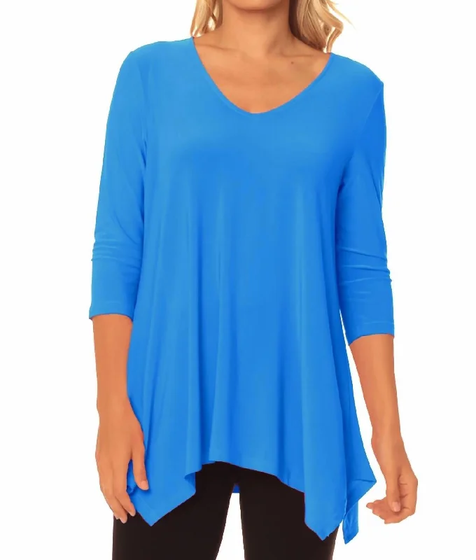 Easygoing Women's Style Allison Tunic In Bleu