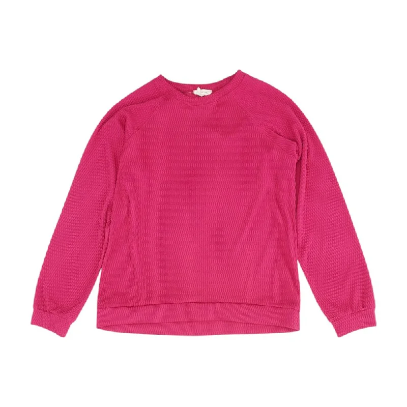 Premium Fabrics Pink Solid Knit Top