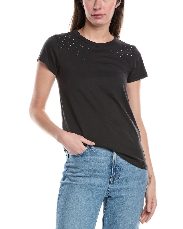 Relaxed Fit Women's Fashion rag & bone Ombre Stud T-Shirt