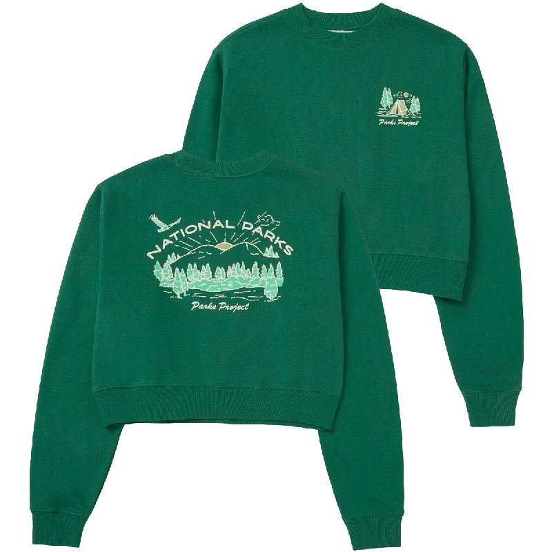 Eclectic Fashion Women's National Parks Sunrise Cropped Crew