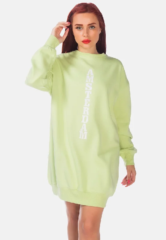 Glamorous Evening Wear printed oversized live-in sweatshirt by RUW