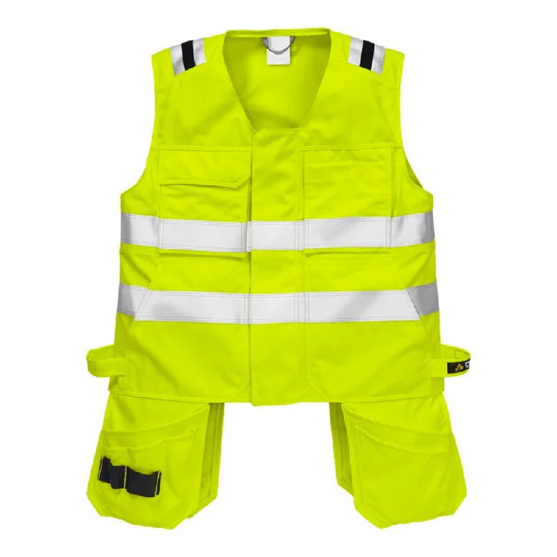 Women's Comfy Attire For Lounging FR Hi-Viz Tool Sleeveless Jacket