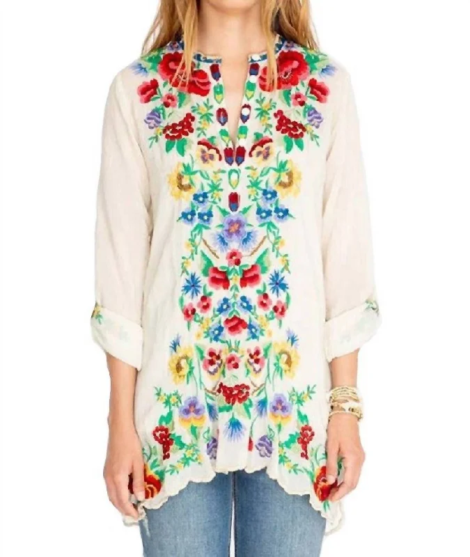 Women's Layered Outfit Gala Tunic In Shell